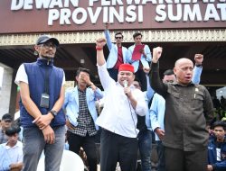 Pimpinan Dan Anggota DPRD Sumsel Terima Aspirasi Mahasiswa