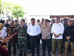 Ketua DPRD Bersama Forkompimda Prov. sumsel Meninjau Langsung Persiapan Pelaksanaan PSU Pilkada Di Kab. Empat Lawang