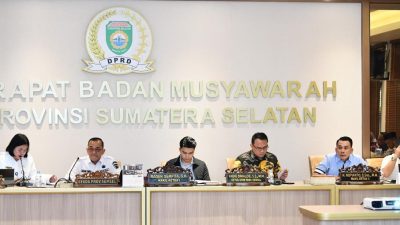 DPRD Bersama Pemprov Sumsel Membahas Ranwal RPJMD Prov Sumsel Tahun 2025-2029