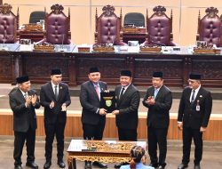 DPRD Dan Gubernur Sumsel Sepakati Rancangan Awal RPJMD Tahun 2025-2029