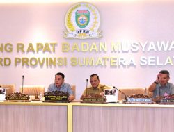 DPRD SUMATERA SELATAN GELAR RAPAT BANMUS